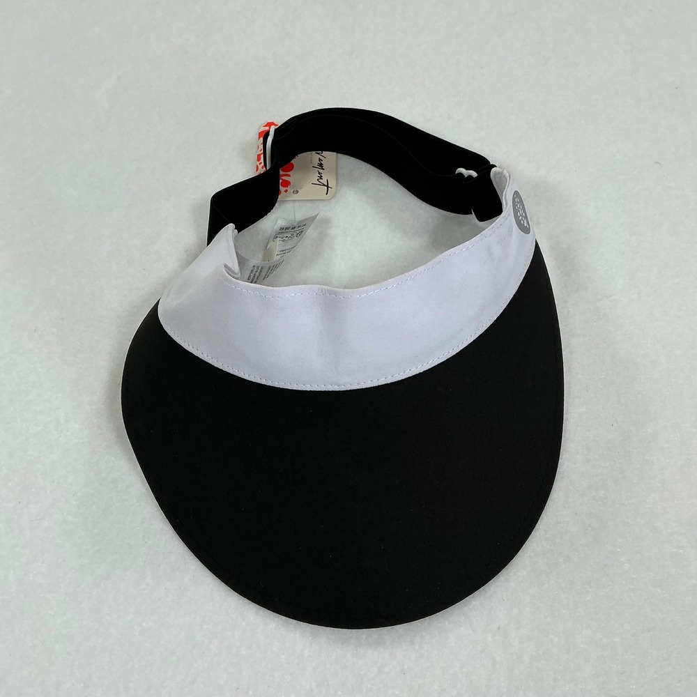 FP Movement Free People Black White Athletic Sun Visor Hat HZSS3486 NWT